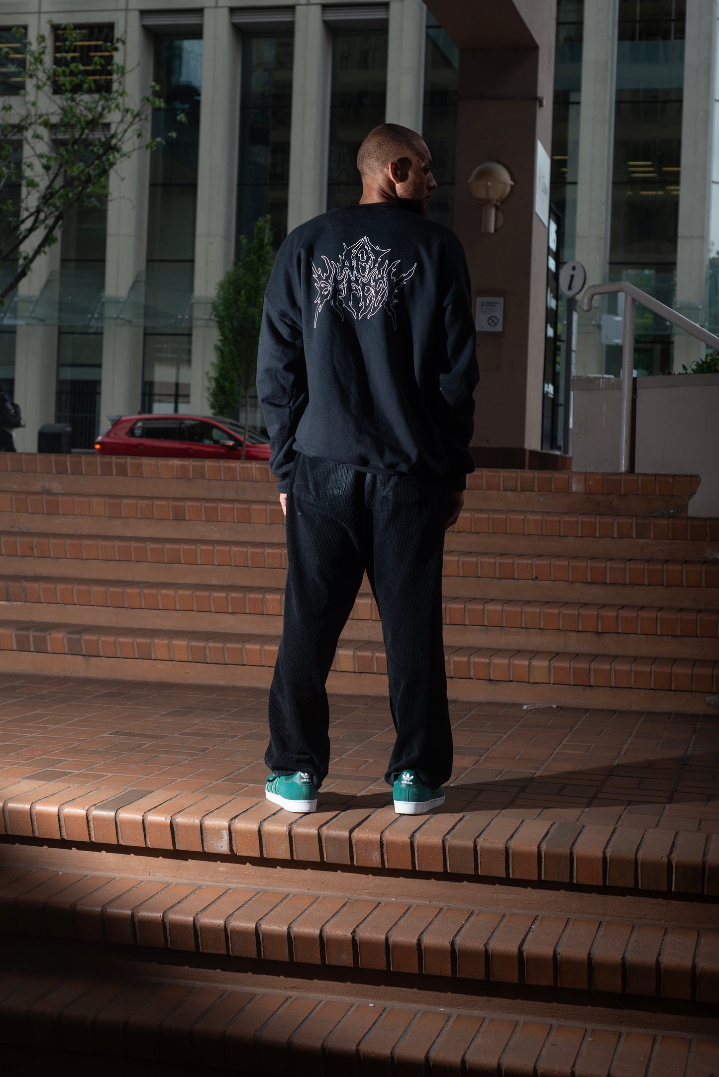 Casketnap Crewneck White / Black