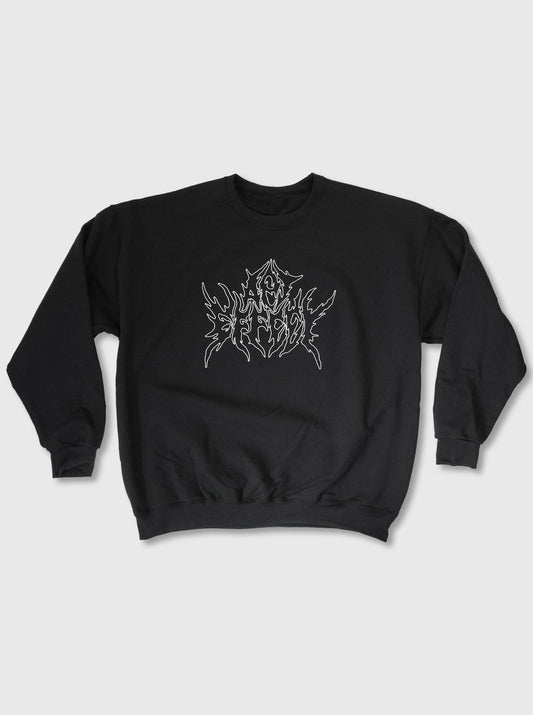 Casketnap Crewneck White / Black
