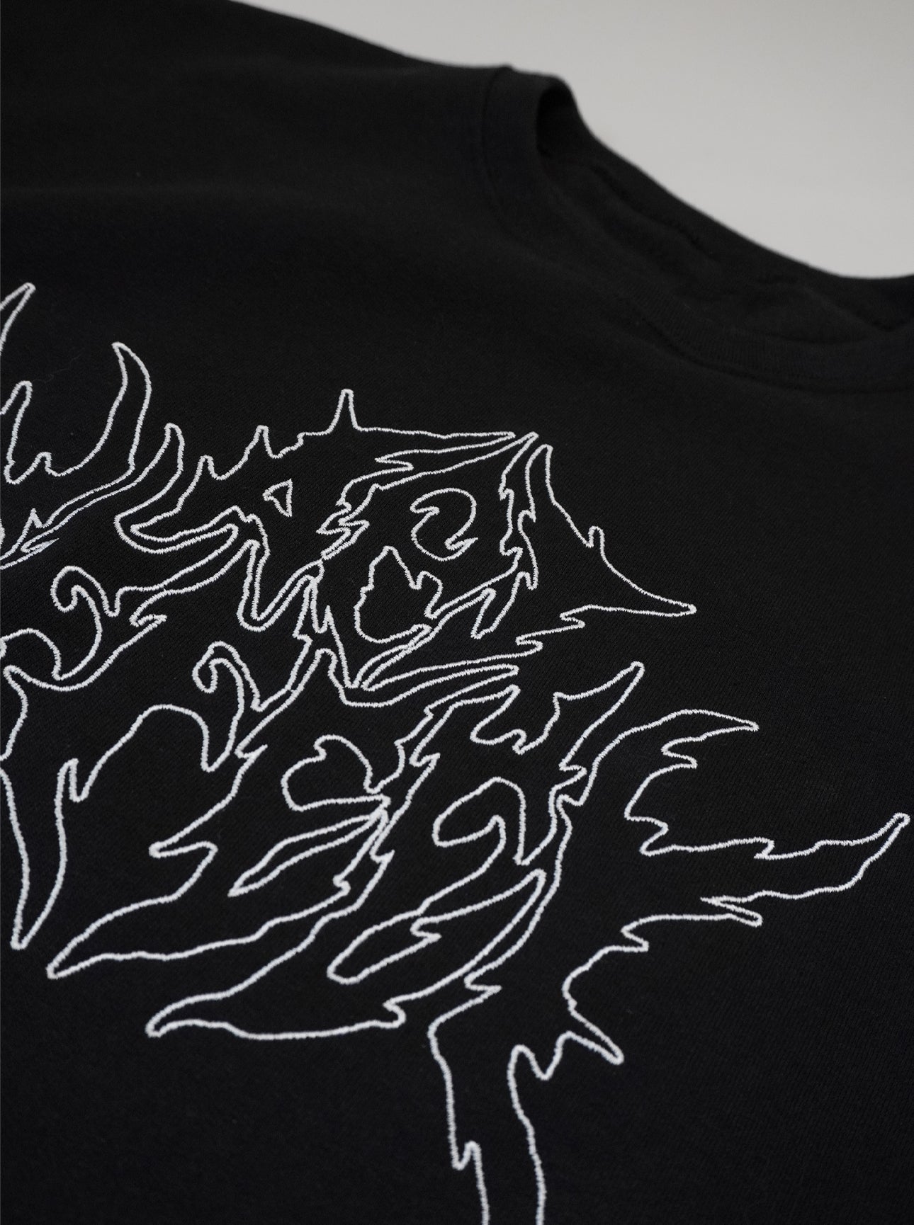 Casketnap Crewneck White / Black